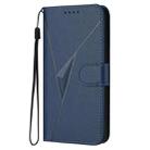 For Realme Note 60 Triangle Pattern Buckle Clasp Leather Phone Case(Royal Blue) - 2