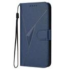 For Realme C75 Global Triangle Pattern Buckle Clasp Leather Phone Case(Royal Blue) - 2