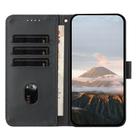 For Realme C20 / C11 2021 / C21 Triangle Pattern Buckle Clasp Leather Phone Case(Black) - 3