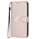 For Realme C20 / C11 2021 / C21 Triangle Pattern Buckle Clasp Leather Phone Case(Rose Gold) - 2