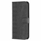For Samsung Galaxy S25 5G Plaid Embossed Leather Phone Case(Black) - 2