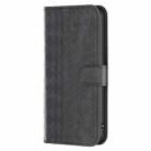 For Samsung Galaxy S25+ 5G Plaid Embossed Leather Phone Case(Black) - 2