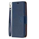 For Xiaomi Redmi 9A Litchi Texture Pure Color Horizontal Flip PU Leather Case with Holder & Card Slots & Wallet & Lanyard(Dark Blue) - 2