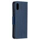 For Xiaomi Redmi 9A Litchi Texture Pure Color Horizontal Flip PU Leather Case with Holder & Card Slots & Wallet & Lanyard(Dark Blue) - 3