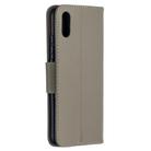 For Xiaomi Redmi 9A Litchi Texture Pure Color Horizontal Flip PU Leather Case with Holder & Card Slots & Wallet & Lanyard(Gray) - 3