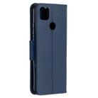 For Xiaomi Redmi 9C Litchi Texture Pure Color Horizontal Flip PU Leather Case with Holder & Card Slots & Wallet & Lanyard(Dark Blue) - 3