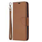 For Xiaomi Redmi 9C Litchi Texture Pure Color Horizontal Flip PU Leather Case with Holder & Card Slots & Wallet & Lanyard(Brown) - 2