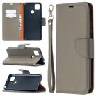 For Xiaomi Redmi 9C Litchi Texture Pure Color Horizontal Flip PU Leather Case with Holder & Card Slots & Wallet & Lanyard(Gray) - 1