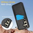 For Samsung Galaxy S24 FE 5G Litchi Leather Skin Card Slots Phone Case(Black) - 3