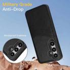 For Samsung Galaxy S24 5G Litchi Leather Skin Card Slots Phone Case(Black) - 3