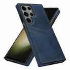 For Samsung Galaxy S25 Ultra 5G Litchi Leather Skin Card Slots Phone Case(Blue) - 2