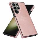 For Samsung Galaxy S25 Ultra 5G Litchi Leather Skin Card Slots Phone Case(Rose Gold) - 2