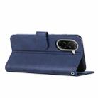 For Redmi A5 4G 171.7mm / Poco C71 Stitching Calf Texture Buckle Leather Phone Case(Blue) - 3
