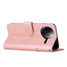 For Redmi K80 / K80 Pro Stitching Calf Texture Buckle Leather Phone Case(Rose Gold) - 3