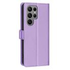 For Samsung Galaxy S25 Ultra 5G Litchi Texture RFID Anti-theft Leather Phone Case(Purple) - 3