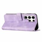 For Samsung Galaxy S25 Ultra 5G Dream Triangle Leather Phone Case with Long Lanyard(Purple) - 3