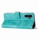 For Samsung Galaxy S25+ / S24+ 5G 5G Dream Triangle Leather Phone Case with Long Lanyard(Green) - 3