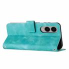 For Samsung Galaxy S25 Edge 5G Dream Triangle Leather Phone Case with Lanyard(Green) - 3
