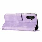 For Samsung Galaxy S25 FE 5G Dream Triangle Leather Phone Case with Lanyard(Purple) - 3
