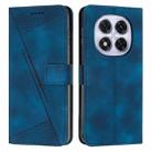 For Redmi Note 14 Pro 5G Global Dream Triangle Leather Phone Case with Long Lanyard(Blue) - 1
