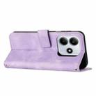 For Redmi Note 14 4G 163.25mm Dream Triangle Leather Phone Case with Long Lanyard(Purple) - 3