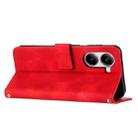 For Redmi Turbo 4 / Xiaomi Poco X7 Pro Dream Triangle Leather Phone Case with Long Lanyard(Red) - 3