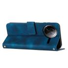 For Redmi K80 / K80 Pro Dream Triangle Leather Phone Case with Long Lanyard(Blue) - 3