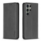 For Samsung Galaxy S25 Ultra 5G Magnetic Leather Phone Case(Black) - 1