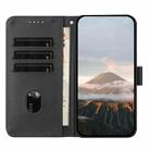 For Tecno Spark Go 2023 Triangle Pattern Buckle Clasp Leather Phone Case(Black) - 3