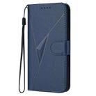 For Infinix Hot 40 Triangle Pattern Buckle Clasp Leather Phone Case(Royal Blue) - 2