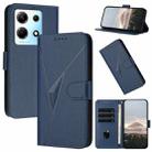 For Infinix Note 30 4G Triangle Pattern Buckle Clasp Leather Phone Case(Royal Blue) - 1