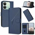 For Infinix Smart 7 HD Triangle Pattern Buckle Clasp Leather Phone Case(Royal Blue) - 1