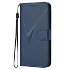 For Infinix Smart 8 Plus Triangle Pattern Buckle Clasp Leather Phone Case(Royal Blue) - 2