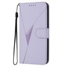 For Infinix Smart 6 / Smart 6 HD Triangle Pattern Buckle Clasp Leather Phone Case(Light Purple) - 2