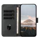 For Infinix Smart 6 Plus India Triangle Pattern Buckle Clasp Leather Phone Case(Black) - 3