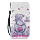 For iPhone 12 mini 3D Painted Pattern Horizontal Flip Leather Case with Holder & Wallet & Card slot & Lanyard(Love Panda) - 2