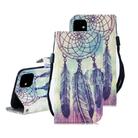 For iPhone 12 mini 3D Painted Pattern Horizontal Flip Leather Case with Holder & Wallet & Card slot & Lanyard(Feather Wind Chimes) - 1