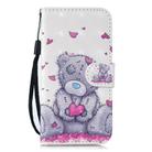 For iPhone 12 / 12 Pro 3D Painted Pattern Horizontal Flip Leather Case with Holder & Wallet & Card slot & Lanyard(Love Panda) - 2