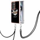 For Samsung Galaxy S25 Ultra 5G Electroplating Dual-side IMD Phone Case with Lanyard(Natural Growth) - 1