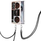 For Samsung Galaxy S25 Ultra 5G Electroplating Dual-side IMD Phone Case with Lanyard(Retro Radio) - 1