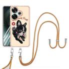 For Xiaomi Poco F6 5G Electroplating Dual-side IMD Phone Case with Lanyard(Lucky Dog) - 2