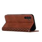 For Samsung Galaxy S25 / S24 5G Diamond Splicing Skin Feel Magnetic Leather Phone Case(Brown) - 3