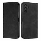 For Samsung Galaxy S25 / S24 5G Diamond Splicing Skin Feel Magnetic Leather Phone Case(Black) - 1