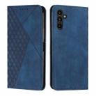 For Samsung Galaxy S25+ / S24+ 5G Diamond Splicing Skin Feel Magnetic Leather Phone Case(Blue) - 1