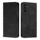 For Samsung Galaxy S25+ / S24+ 5G Diamond Splicing Skin Feel Magnetic Leather Phone Case(Black) - 1