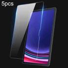 For Samsung Galaxy Tab S10+ 5pcs DUX DUCIS 0.33mm 9H HD Full Screen Tempered Glass Film - 1