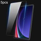 For Samsung Galaxy Tab S10 Ultra 5pcs DUX DUCIS 0.33mm 9H HD Full Screen Tempered Glass Film - 1