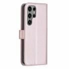 For Samsung Galaxy S25 Ultra 5G Magnetic Buckle Leather Phone Case(Gold) - 3