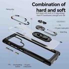 For Samsung Galaxy S25 Ultra 5G TPU + PC Lens Protection Phone Case with Ring Holder(Black) - 3