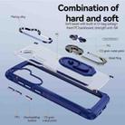 For Samsung Galaxy S25+ 5G TPU + PC Lens Protection Phone Case with Ring Holder(Blue) - 3